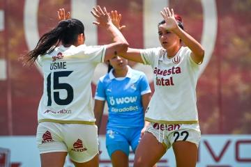 ¡Avalancha crema! Universitario goleó 6-0 a Cristal y es finalista de la Liga Femenina