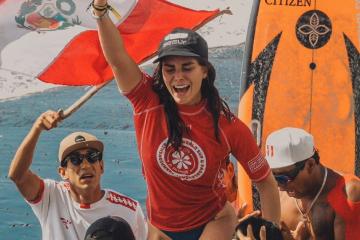 ¡En lo más alto! Vania Torres se consagró campeona de mundo