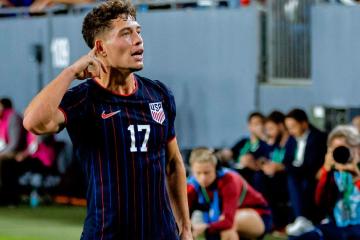 Estados Unidos goleó 5-1 a Uruguay en amistoso