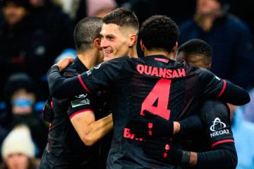 Bayer Leverkusen se impuso 2-0 en su visita al Manchester City