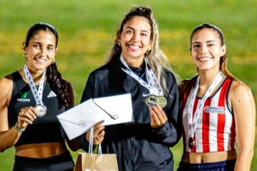 Atleta Paula Daruich consiguió dos medallas en Gran Prix Sudamericano en Paraguay