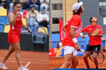 Perú disputará las finales de dobles masculino y femenino de tenis en los Juegos Bolivarianos 2025