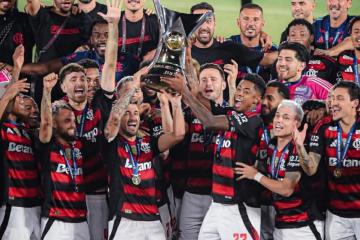 Celebró de nuevo: Flamengo se coronó campeón del Brasileirao