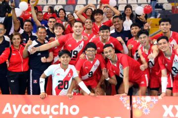 Perú venció a Curazao y se quedó con el bronce en el voleibol masculino de los Bolivarianos