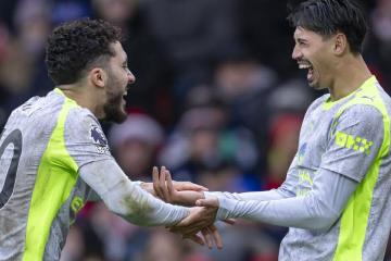 Manchester City venció al Nottingham y, por ahora, tomó la punta en la Premier League