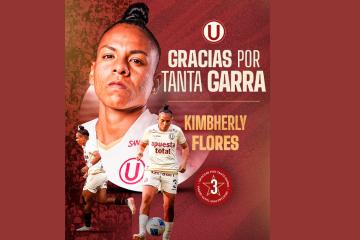 Universitario Femenino anunció el retiro de Kimbherly Flores