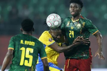 Camerún venció por 1-0 a Gabón en la Copa Africana