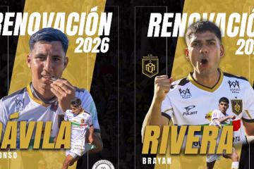 Deportivo Moquegua anunció renovaciones de Dávila y Rivera