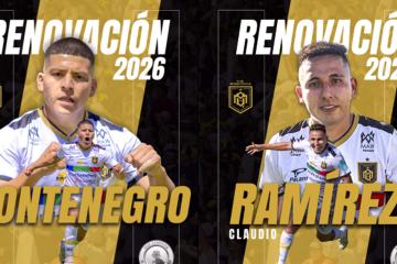 Deportivo Moquegua anunció renovaciones de Montenegro y Ramírez