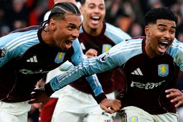 ¡Victoria agónica! Aston Villa venció 2-1 al Arsenal