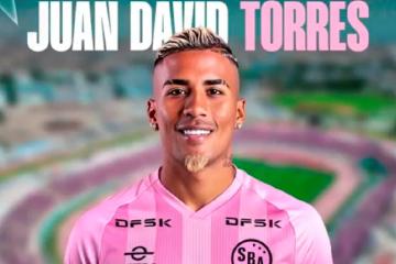 Colombiano Juan David Torres es nuevo futbolista de Sport Boys