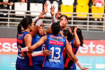 Géminis se impuso en sets corridos a Rebaza Acosta en la Liga Peruana de Vóley