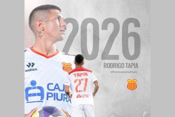 Rodrigo Tapia seguirá en Atlético Grau la temporada 2026