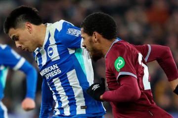 West Ham y Brighton se repartieron los puntos en la Premier League