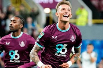 ¡Volvió a sonreír! Sonne fue titular en la goleada del Burnley sobre Millwall por la FA Cup