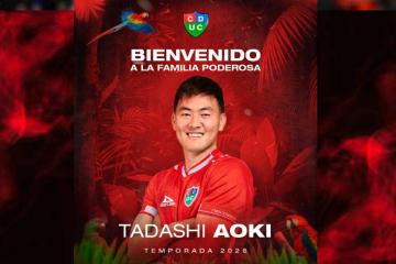 Unión Comercio anunció a Tadashi Aoki como nuevo refuerzo para la Liga 2 2026