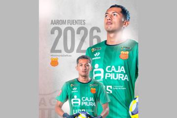 Atlético Grau anunció renovación de portero Aarom Fuentes