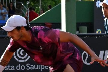 Huertas del Pino y Arias fueron eliminados de dobles en Itajai
