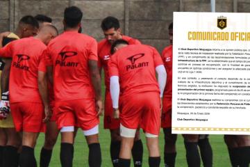 Deportivo Moquegua suspendió su partido de presentación
