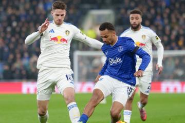 Everton igualó en casa ante Leeds