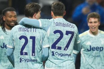 Juventus goleó a Sassuolo y está cuarto