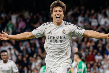 Real Madrid goleó por 5-1 al Betis en el Bernabéu