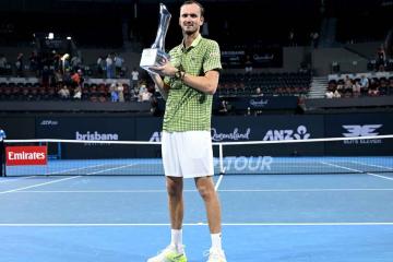 Medvedev se coronó campeón en Brisbane