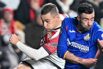 Rayo Vallecano deja escapar el triunfo y empata 1-1 ante Getafe en LaLiga