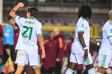 AS Roma venció a Torino como visitante y sigue firme en la Serie A