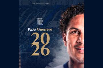 Alianza Lima oficializó renovación de Paolo Guerrero para el 2026