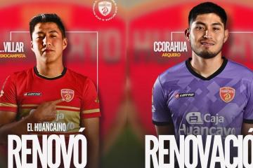 Villar y Ccorahua también se quedan en Sport Huancayo