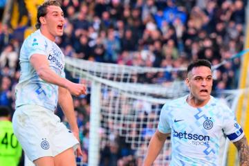 Inter venció por la mínima en su visita a Udinese