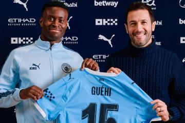 Manchester City fichó a defensa Marc Guéhi
