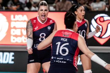 San Martín superó a Olva Latino en la Liga Peruana de Vóley
