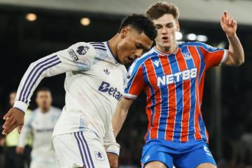 Aston Villa no pudo de visita frente a Crystal Palace