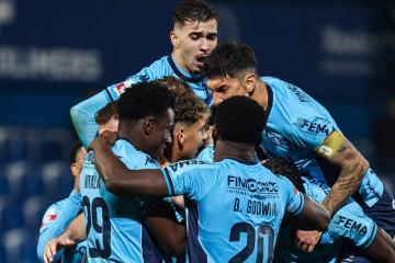 Con Rhyner, Vizela goleó y se acerca al ascenso en Portugal