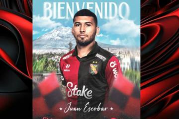 FBC Melgar anunció fichaje del defensa paraguayo Juan Escobar para la temporada 2026