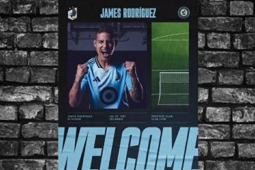 James Rodríguez fue oficializado por el Minnesota United de la MLS