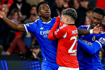 UEFA inició investigación tras lo sucedido entre Prestanni y Vinícius Jr.
