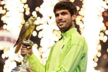 Alcaraz arrasó a Fils y conquistó el ATP 500 de Doha