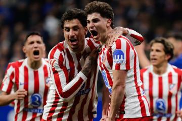Atlético de Madrid venció en el final a Real Oviedo