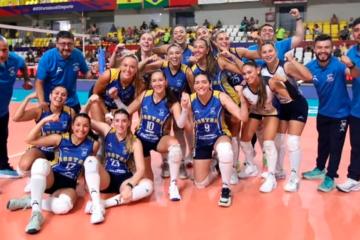 Boston College consiguió su primera victoria en el Sudamericano de Clubes de vóley