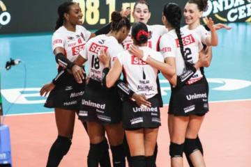 Sesi vapuleó a Uviv Guayaquil en el Sudamericano de Clubes de vóley