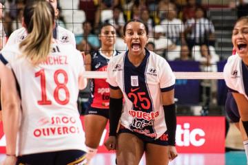 (FOTOS) Alianza venció a San Martín y avanzó a 'semis' del Sudamericano de Clubes de Vóley