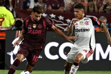 El ‘Granate’ tomó ventaja: Lanús venció 1-0 a Flamengo en la ida de la Recopa Sudamericana