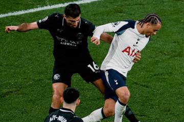 Tottenham y Manchester City firmaron un vibrante empate en Londres
