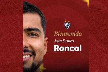 Cienciano oficializó el fichaje del arquero Jean Franco Roncal para la temporada 2026
