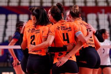 Osasco se impuso en sets corridos a Olympic por el Sudamericano de Clubes de vóley