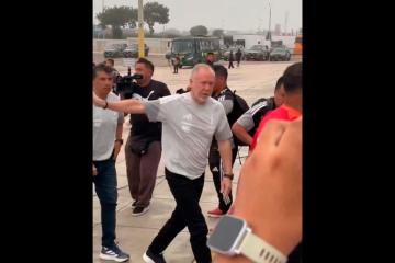 Mano Menezes asistió al Callao para ver el Boys - CD Moquegua