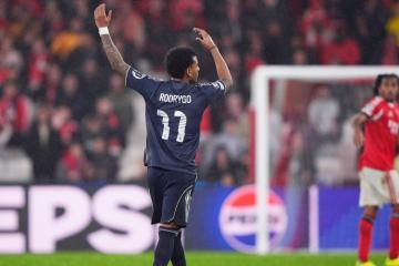 Rodrygo fue suspendido por dos fechas en la Champions League